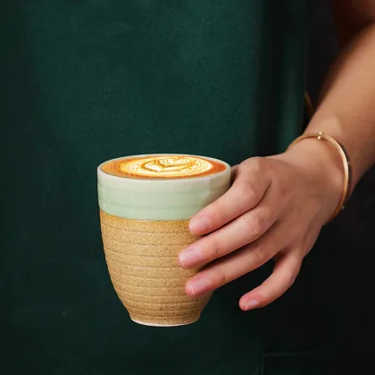 Celadon Ceramic Cup - Tea Cup, Milk Mug, Tumbler, Drinkware, Espresso Coffee Cup