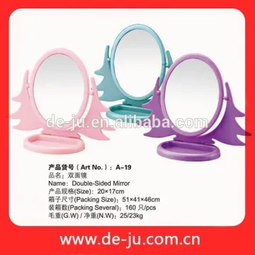 Cosmetic Tools Angle Lovely Rubberized Table Mirror