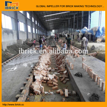 Auto brick project dryer chamber brick tunnel kiln project civil construction