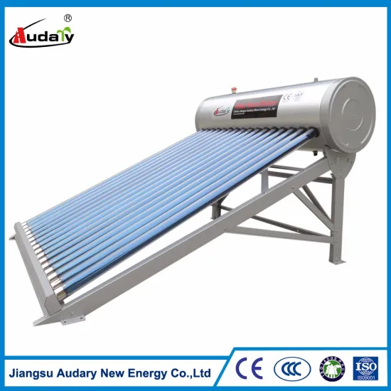 Portable Water Heater With Solar Vacuum Tubes