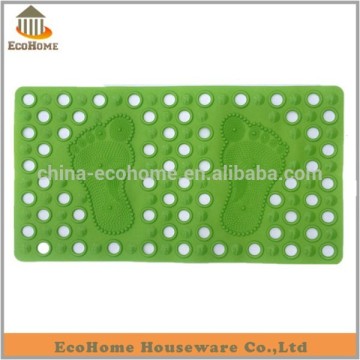 Bathroom anti slip mat and pvc bath mat in foot design