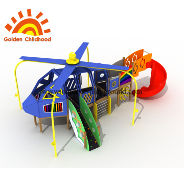 Plane Outdoor Playground Equipment For Children