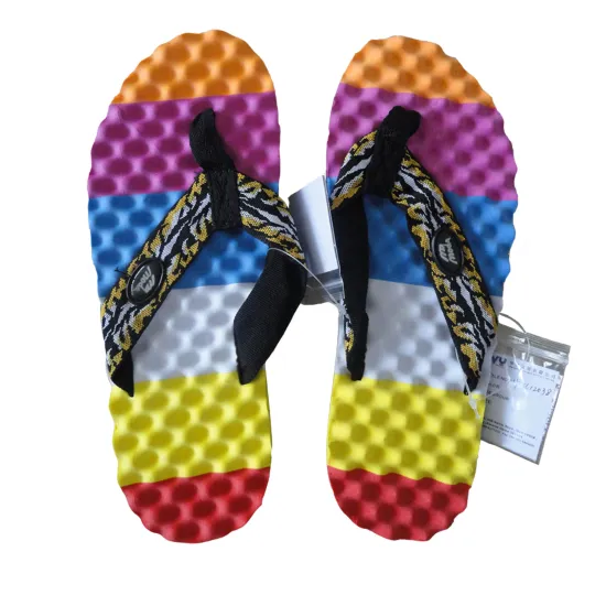 Colorful Design Ladies Flip Flops, Summer Beach Shoes