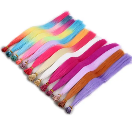 Harmony Hair 22inch 55cm long heat resistant synthetic stick ombre hair extensions itip hair extensions