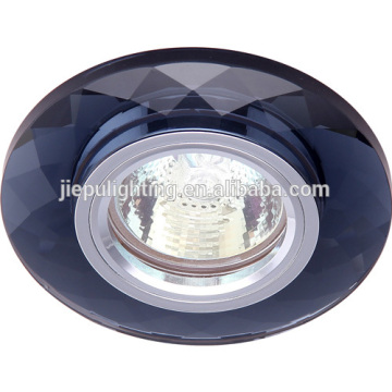 household flat crystal round surface 48 sides polygonal diamond ceiling downlight kit