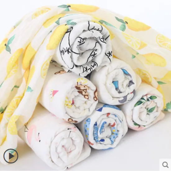 Baby Blankets Soft Baby Blanket Muslin Swaddle Wrap Feeding Burp Cloth Towel Scarf Baby Stuff