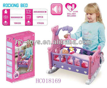 Baby bed with music, Doll Bed toy