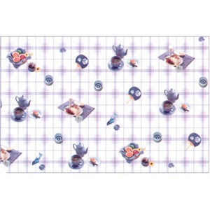 promotional new design lovely engraved colored acrylic table pads