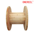 Empty Electrical Wooden Cable Spools