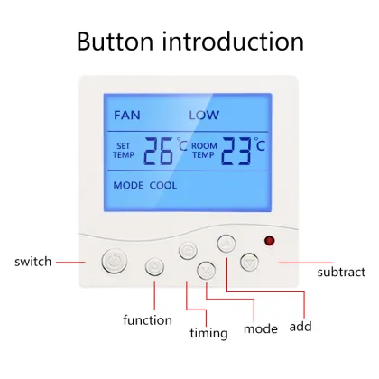 Smart Home HVAC Systems Thermostat Fan Coil Temperature Controller