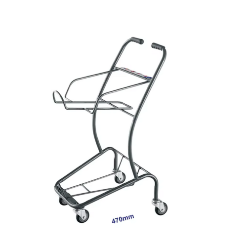 Trolley de acero de alta capacidad con capas dobles