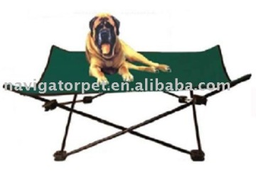 Foldable Lightweight Metal Pet bed with firm frame