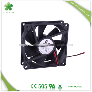 80x80x25mm 12V 24V Sleeve bearing factory price PC axial fan