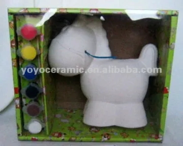 ceramic bisque horse