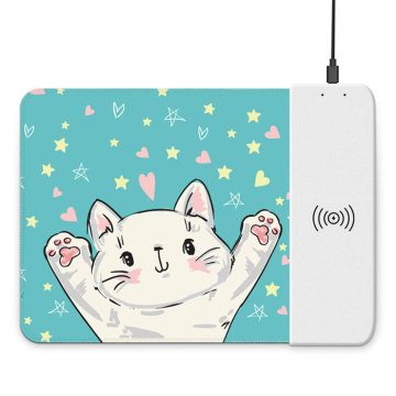 Jarak Pengisian Nirkabel Mouse Pad Mat