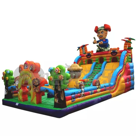 Popular PVC CE standard large inflatable slide 10m