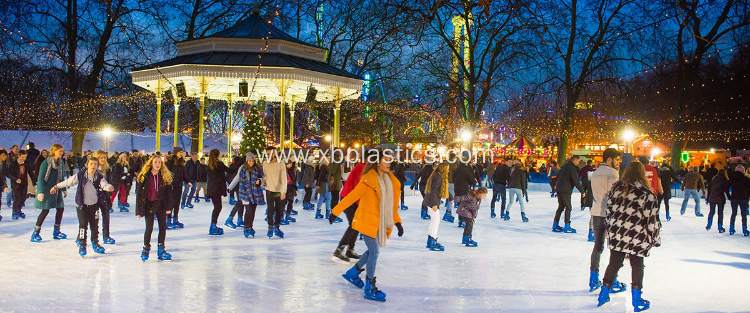 Skateable Synthetic Ice Panels