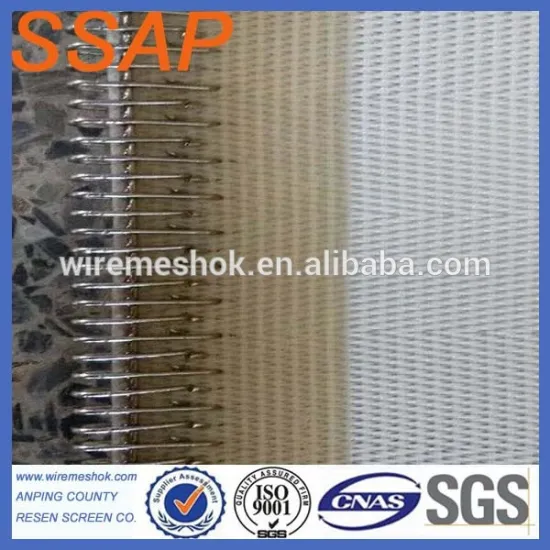 100%polyester wire mesh conveyor belt polyester sludge dewatering belt