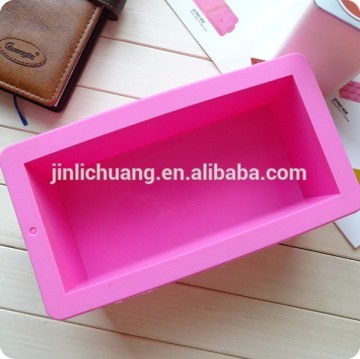 Rectangle Shape Food Grade Non-stick Handmade Silicone Soap Mold/Silicone Soap Maker