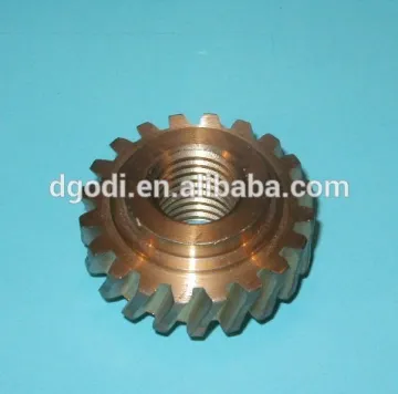 small custom brass plastic pinion helical gear