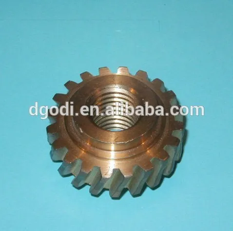 small custom brass plastic pinion helical gear