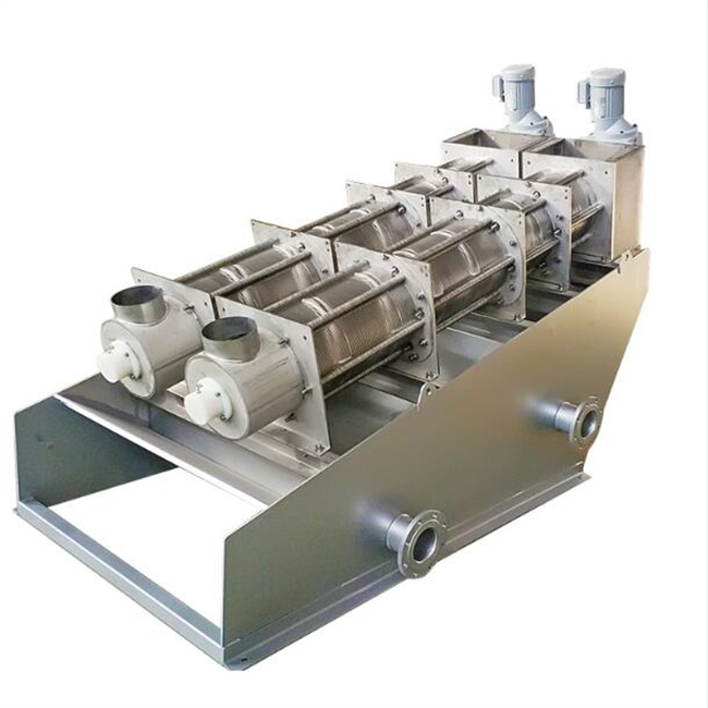 Máquina de desidratação de lodo para parafuso de tratamento de águas residuais