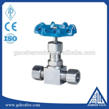 stainless steel male or female needle globe valve