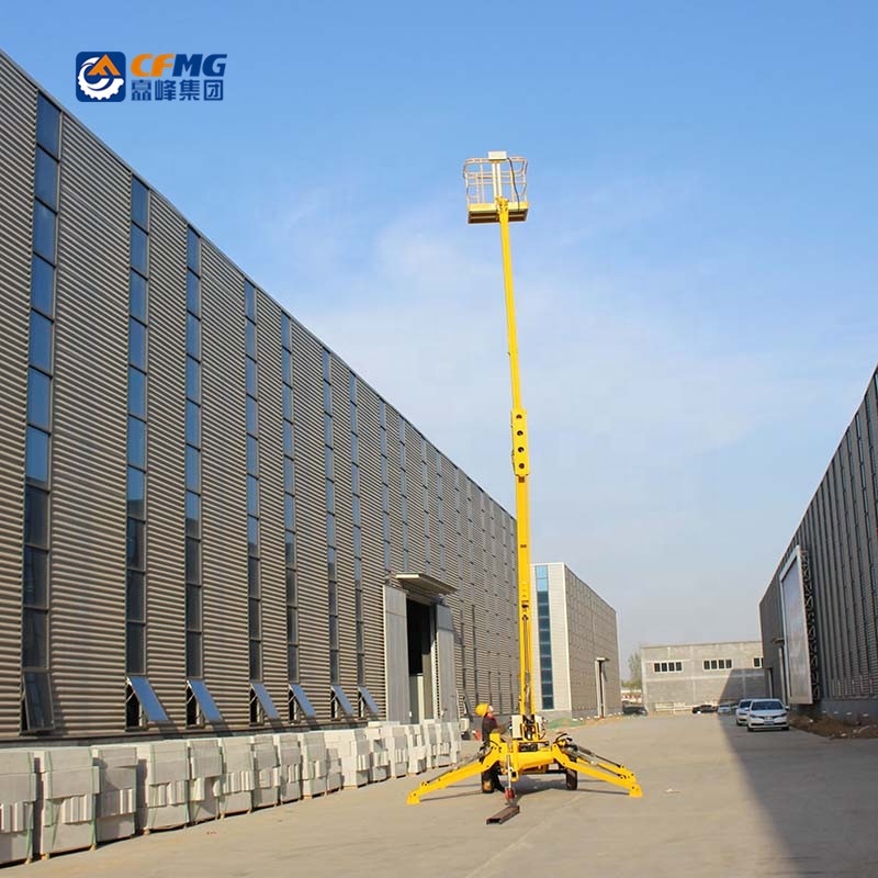 Hydraulic Spider Boom Lift with Diesel and Batteries - Aerial Working Platform