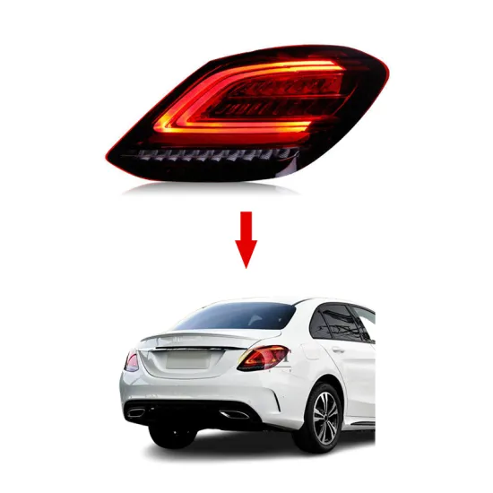 XT Upgrade for Mercedes-Benz W205 C-Class C180 C200 C260 2015-2021 Full LED Rear Lamp Tail Light