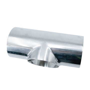 SS304 SS316L Sanitary Stainless Steel Reducing Tee Welded Pipe Fittings