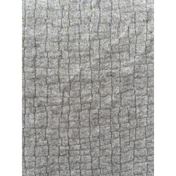 Knitted brushed wool fabrics with solid colours