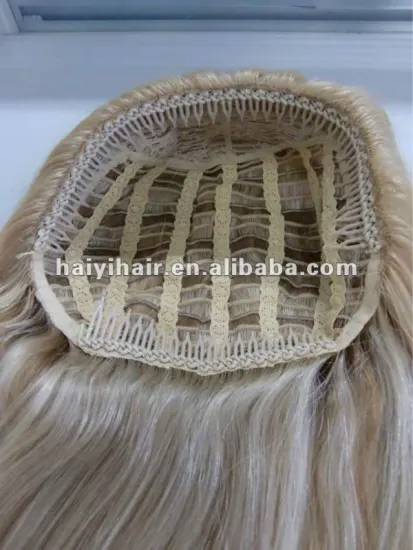 Ladies\' human hair 3/4 wig