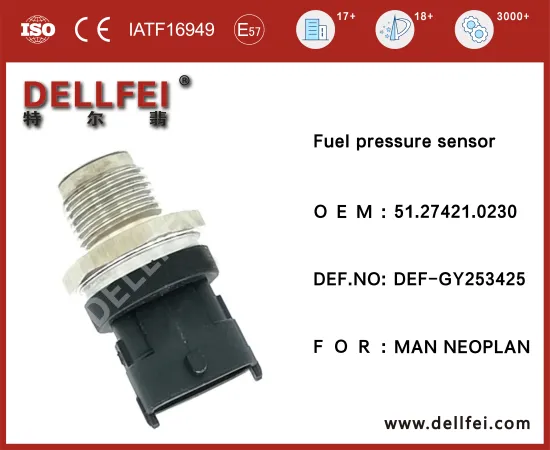 Fuel Rail Pressure Sensor 51.27421.0230 Auto Sensor for MAN,NEOPLAN