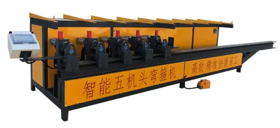 CNC Five Head Steel Rebar Bending Hoop Machine