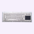 Waterproof IP65 Steel Keyboard With Touchpad