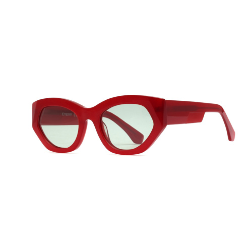 Fashion Design Luxury Cat Eye Acetate Polarized Sunglasses
