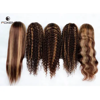 Deep Kinki Frontal Wig 13x6 Human Hair HD Lace Front Wigs 30 In Frontal Wig With High Lights Wholesale Human Hair Vendors