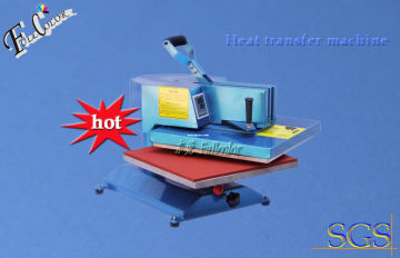 Shaking Head Heat Press Transfer Machine, T-shirt Sublimation Machine 40 * 60 Cm Work Station