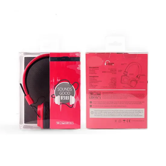 Wired headband headphone with logo