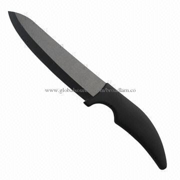 6-inch Ceramic Cutlery, Black Mirror Blade, ABS + TPR Colored Handle, Outstanding Sharpness
