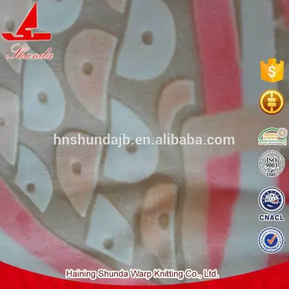 Wholesale Crystal Velvet 2.5mm Burn-out Printed Quilt Fabric