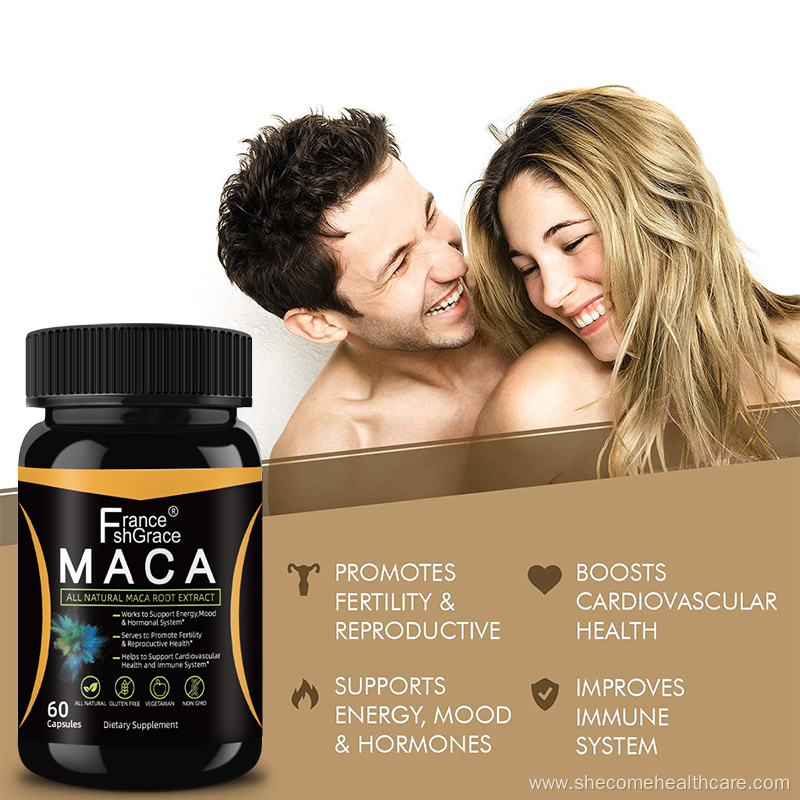 maca High Potency black maca root energy capsules