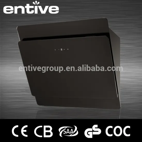 Tempered glass kitchen exhaust range hood