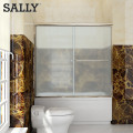 Sally coulissant la douche de pontage porte de douche de salle de bain douche