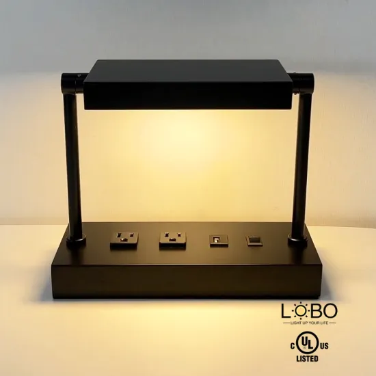 Hampton Kinetic LED Table Lamp - Black with UL Certificate