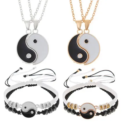 Valentine's Day Gift Ideas: Yin Yang, Tai Chi Necklaces, Bracelets, and Pendants for Couples and Friends