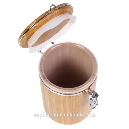 Bamboo tea/coffee sealed jar, sealed jar