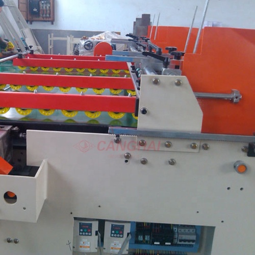 Semiautomatic box corrugated folder gluer machine