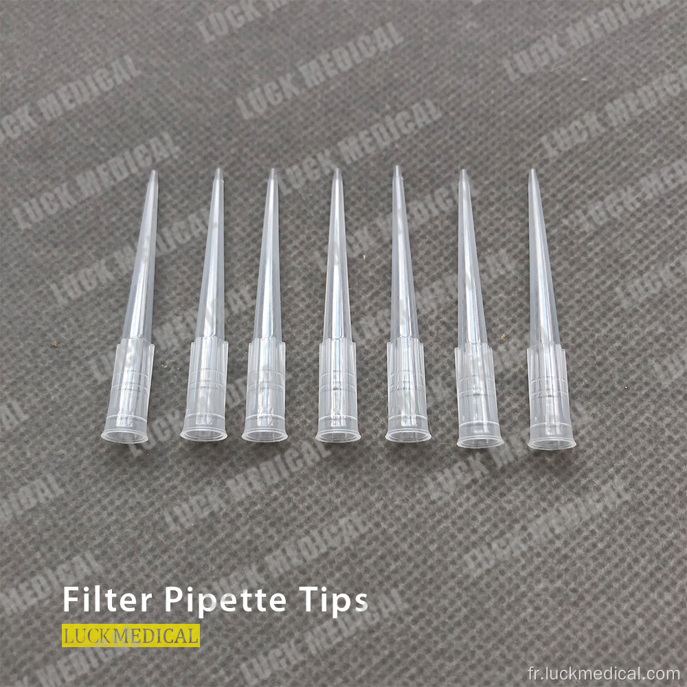 Conseil de transfert de micro-pipette en plastique jetable