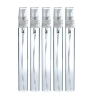 China Factory OEM 10ml Frosted Round Glass Perfume Bottle
